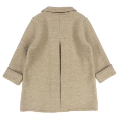 Picture of Marae Double Breasted Wool Coat  - Beige Camel 