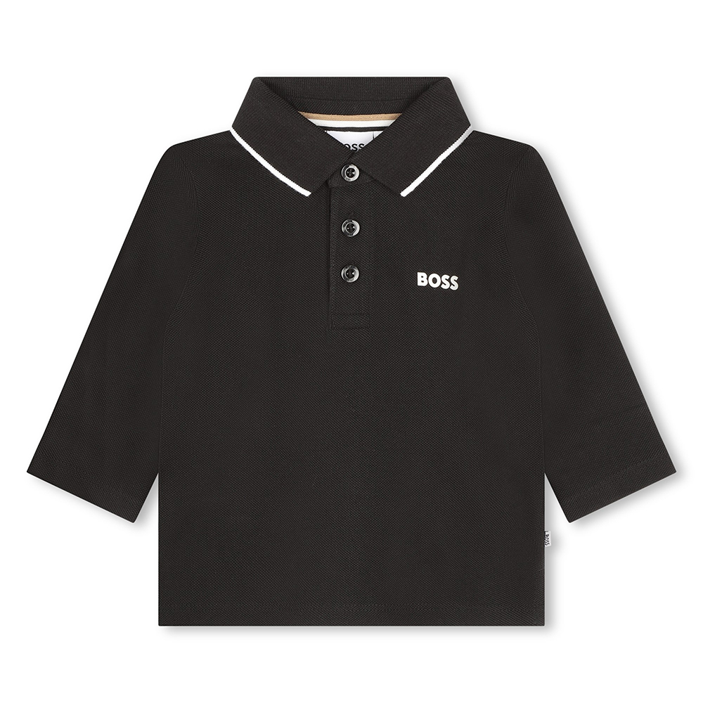 Long sleeve polo shirts toddler outlet boy