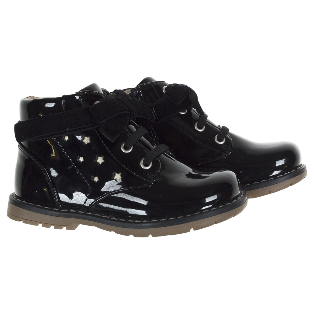 Boots with flamingo boots AMICA girl - BLACK - Papillonshoes.gr