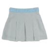 Picture of Cesar Blanco Girls Ruffle Blouse & Pleated Skirt Set - White Blue