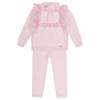 Picture of Rahigo Girls Knitted Ruffle Tracksuit - Baby Pink