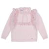 Picture of Rahigo Girls Knitted Ruffle Tracksuit - Baby Pink