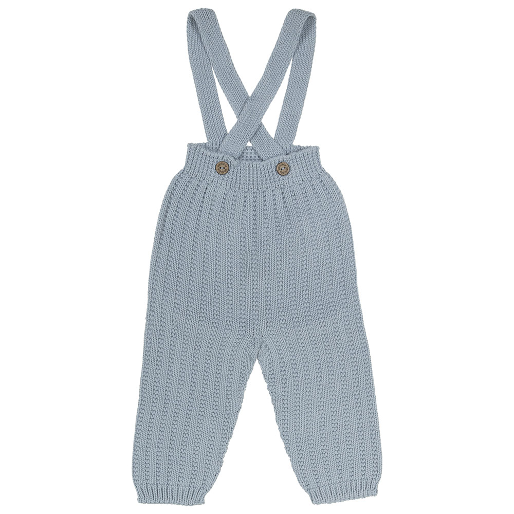 Mayoral - Pale Blue Organic Cotton Baby Tights