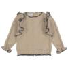 Picture of Rahigo Girls Ruffle Sweater & Skort Set - Camel Navy