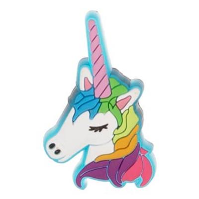 Jibbitz Lights Up Unicorn Pin Multicolor
