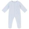 Picture of Deolinda Baby Boys Benny Teddy Applique All In One - Pale Blue