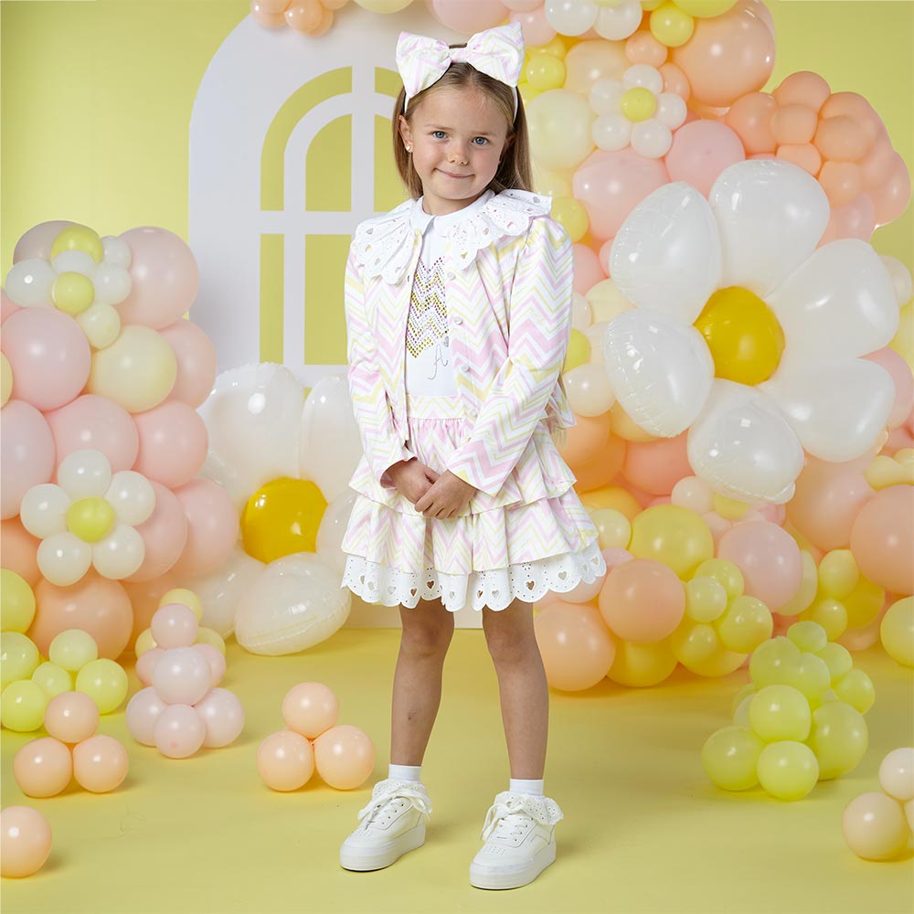 Girls white 2024 dress cardigan