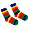 Picture of Mitch & Son Primary Puzzles Vidal Socks 2 Pack - Multi