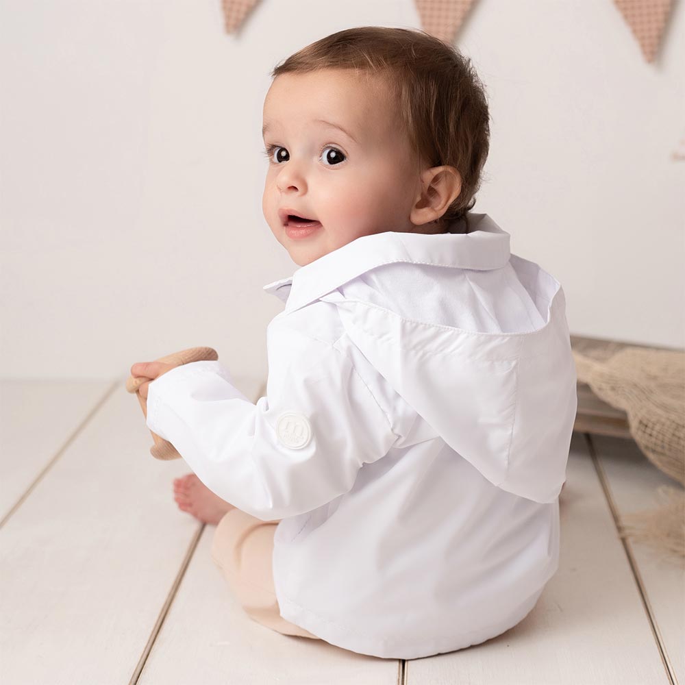 Baby boy store white summer jacket