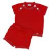 Picture of PRE ORDER Rahigo Boys Summer Knit Shorts & Jumper Set X 2 - Summer Red