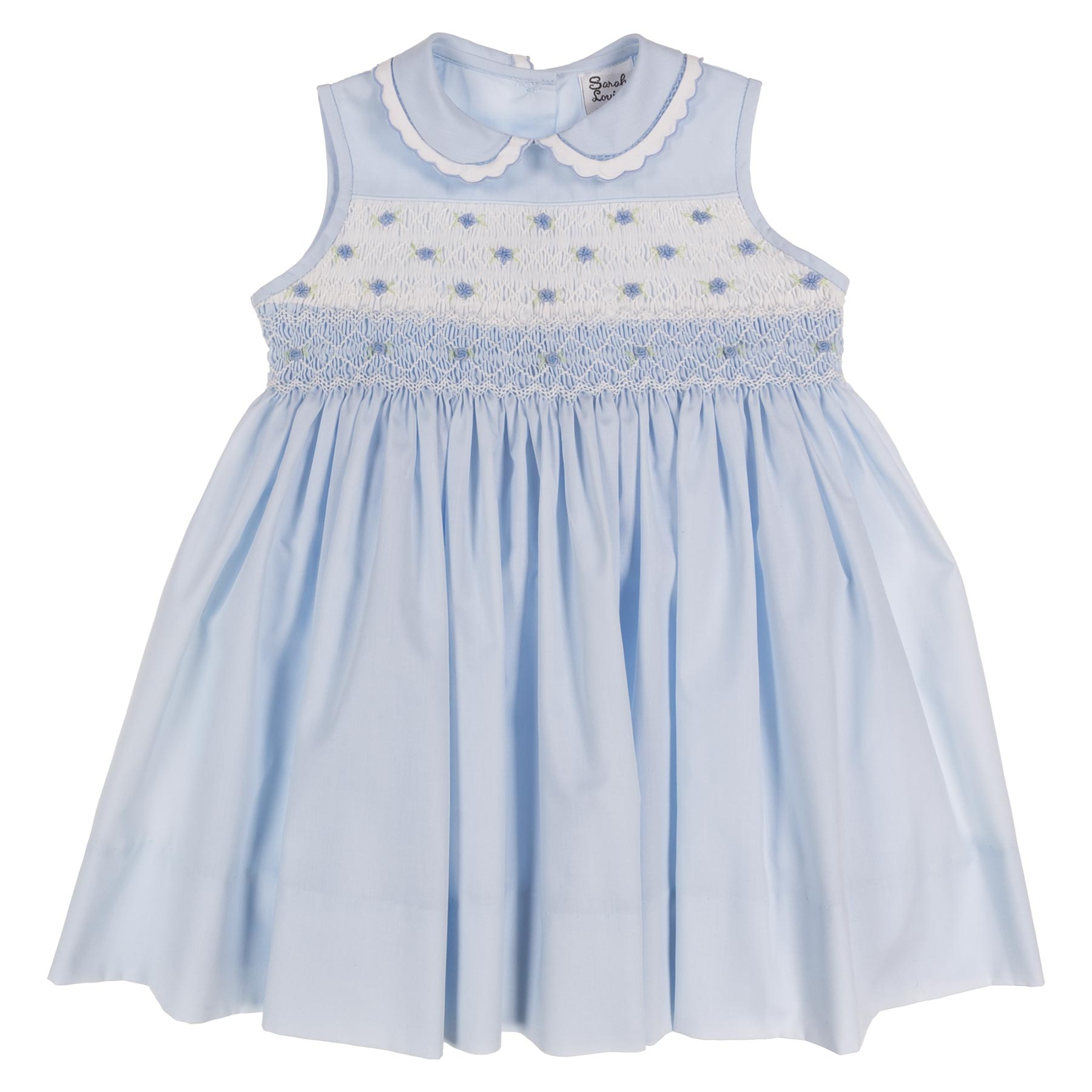 Light blue peter shop pan collar dress