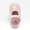 Picture of  Lelli Kelly Thalia Toddler Flat Glitter Beaded Hearts & Flowers Mary Jane - White Pink