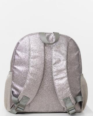 Picture of Caramelo Kids Glitter Backpack With Bow - Grey