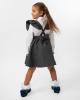 Picture of Caramelo Kids Girls School Pinafore With Frill - Black