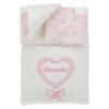 Picture of Monnalisa Bebe Girls Heart & Bow Blanket - Pink