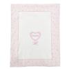 Picture of Monnalisa Bebe Girls Heart & Bow Blanket - Pink