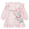 Picture of Monnalisa Bebe Girls Dumbo Ruffle Sweatshirt Dress - Pink