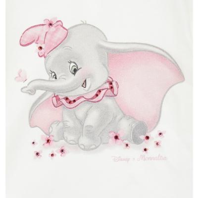 Picture of Monnalisa Bebe Girls Dumbo T-shirt - Ivory