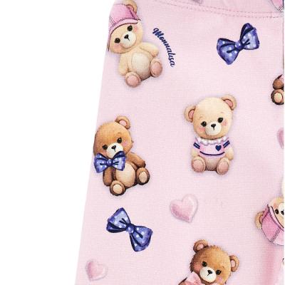 Picture of Monnalisa Bebe Girls Teddy Leggings - Pink