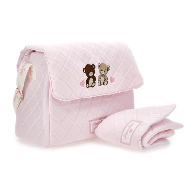 Picture of Monnalisa Bebe Girls Teddy Changing Bag - Pink