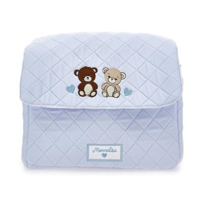 Picture of Monnalisa Bebe Boys Teddy Changing Bag - Blue