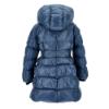 Picture of Monnalisa Girls Belted Puffer Coat - Dark Blue