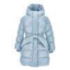 Picture of Monnalisa Girls Belted Puffer Coat - Light Blue