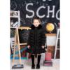 Picture of A Dee BTS Collection Becky Padded Coat With Faux Fur Trim Hood - Black