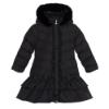 Picture of A Dee BTS Collection Becky Padded Coat With Faux Fur Trim Hood - Black