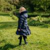 Picture of A Dee BTS Collection Becky Padded Coat With Faux Fur Trim Hood - Dark Navy