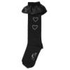Picture of A Dee BTS Collection Betty Heart Knee Sock - Black