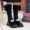 Picture of A Dee BTS Collection Binky Bow Knee Sock - Black