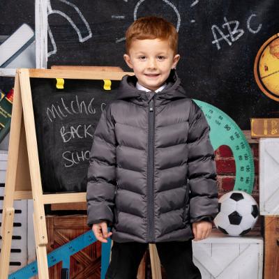 Picture of Mitch & Son JNR BTS Collection Troy Padded Jacket - Dark Grey