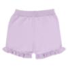 Picture of Granlei  Girls Summer Knit Ruffle Tulle Shorts Set - Lilac White