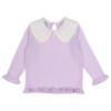 Picture of Granlei  Girls Summer Knit Tunic & Legging Set - Lilac White