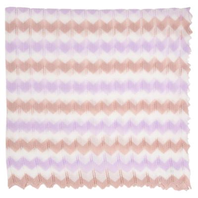 Picture of Granlei Fine Summer Knit Baby Shawl - Dusky Pink Lilac