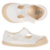 Picture of Igor Easy On Lona Pepito Canvas Barefoot T-Bar - White