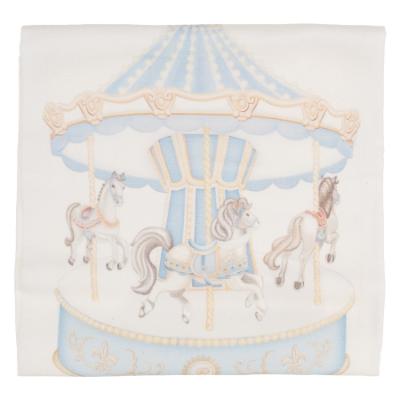 Picture of First Baby Boys  Front Fastening Carousel Babygrow - Blue 