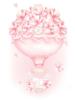 Picture of First Baby Hot Air Balloon Muslin X 1 - Pink 