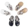 Picture of Caminito Toddler T Bar Shoe - White Leather 