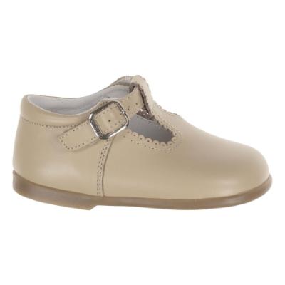 Picture of Caminito Toddler T Bar Shoe - Arena Beige Leather