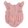 Picture of Jamiks Kids Baby Girls Bisza Organic Cotton Frilled Romper - Dark Pink