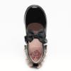 Picture of Lelli Kelly Annie Girls School Shoe F Fit With Detachable Heart Bracelet - Black Patent