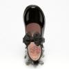 Picture of Lelli Kelly Jewel Girls School Shoe F Fit With Detachable Charm Bracelet - Black Patent