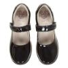 Picture of Lelli Kelly Bianca 2 With Detachable Unicorn With Crown School Shoe F Fitting - Black Patent 