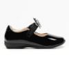 Picture of Lelli Kelly Sadie 2 With Detachable Kitten School Shoe F Fitting - Black Patent