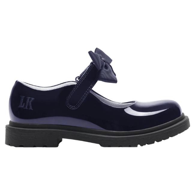 Picture of Lelli Kelly Miss LK Mia Mary Jane School Shoe - Navy Patent