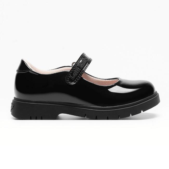 Picture of Lelli Kelly Josie Mary Jane School Shoe - Black Patent 