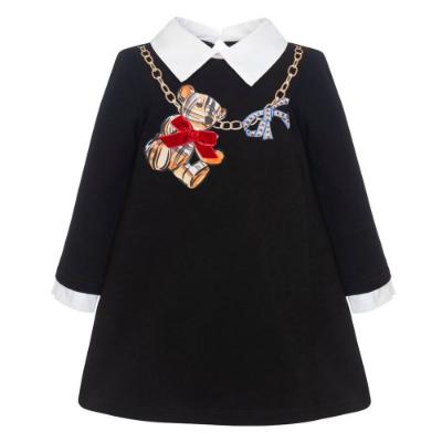 Picture of Balloon Chic Girls Cutie Teddy Chain Dress - Black