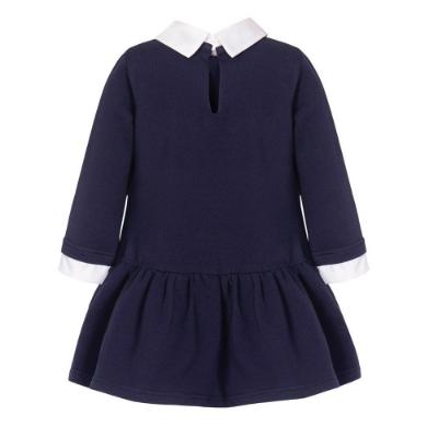 Picture of Balloon Chic Girls Cutie Teddy Dress - Navy